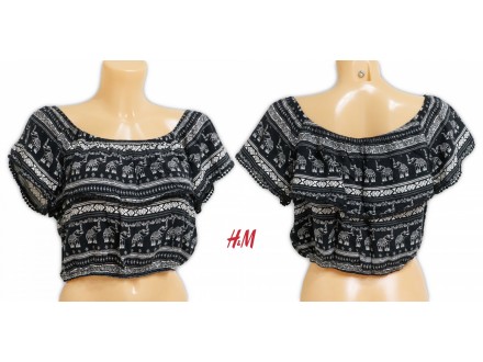|O| H&M Coachella bluza krop top (38)